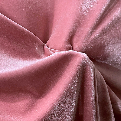 Tecido Veludo Cristal - Rosa - 1,50m de Largura