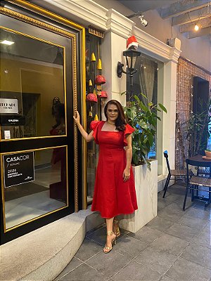 VESTIDO DANIELLE VERMELHO
