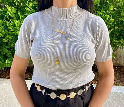 Blusa Cinza