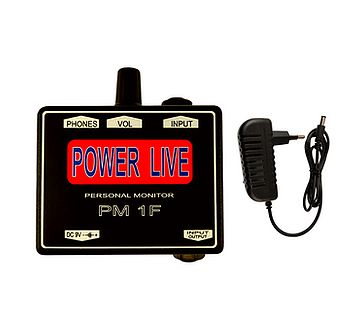 Amplificador de Fone 3 em 1 com fonte Power Live
