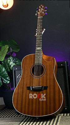 Violão Strinberg Folk SD201 MGS (Mahogani Sattin) Cordas de Aço com bag