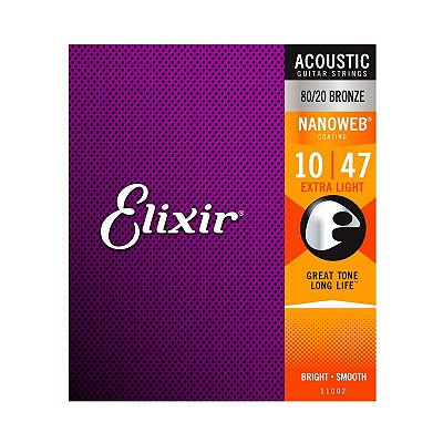Encordoamento para Violão ELIXIR 010