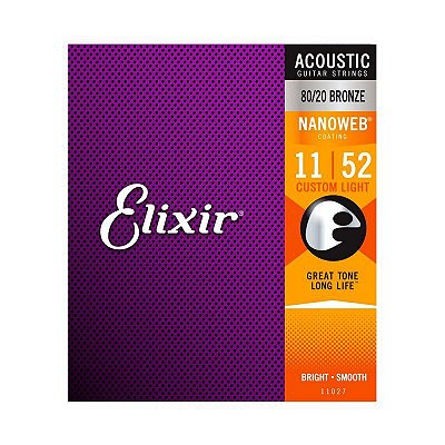 Encordoamento para Violão ELIXIR 011