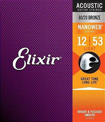 Encordoamento para Violão ELIXIR 012