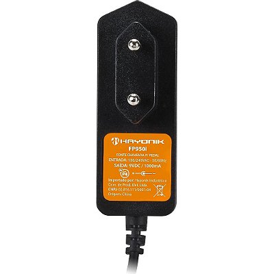 FONTE CHAVEADA P/ 4 PEDAIS 9VDC HAYONIK