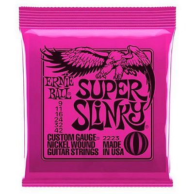 Encordamento de guitarra Ernie Ball Regular Slinky 0.9