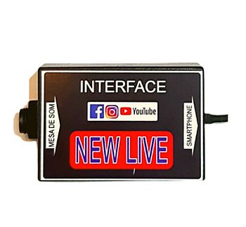 Interface de Áudio para gravação com 1 canal New Live