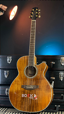 Violão Takamine GN77KCE N & TP4TD Koa Cordas de Aço