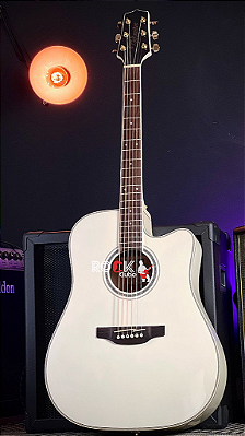 Violão Takamine GD37ce Pearl White com BAG