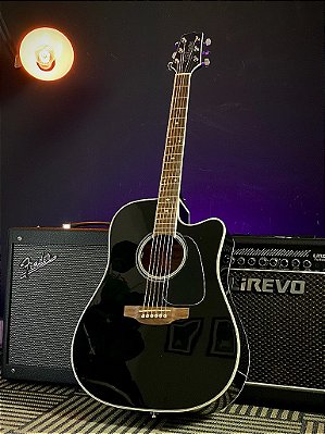 Violão Takamine GD34CE BLK & TP3G com bag