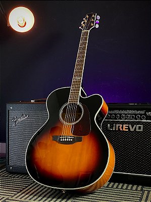 Violão Takamine GJ72CE BSB & TK40D
