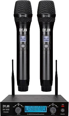 Microfone sem fio Dylan DW-902 POWER