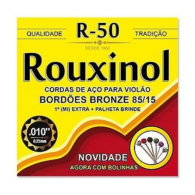 Encordoamento para violão ROUXINOL 0.10