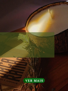 VELAS NATURAIS E VEGANAS