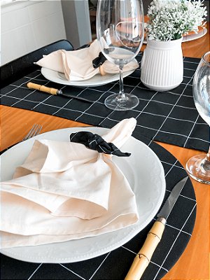 Capa de souplast Grid Preto