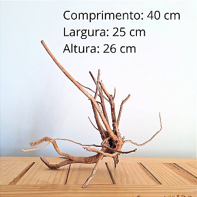 Raiz Natural Para Decoração de Aquários - Ocean Tech