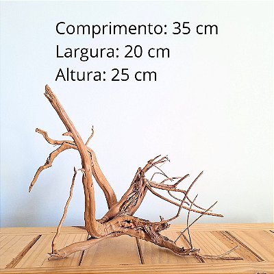 Raiz Natural Para Decoração de Aquários - Ocean Tech