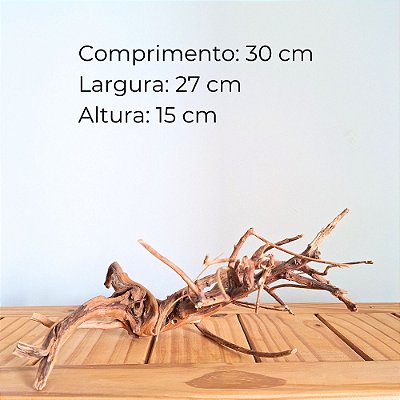 Raiz Natural Para Decoração de Aquários - Ocean Tech