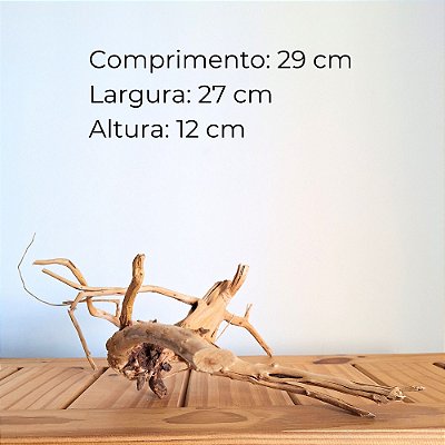 Raiz Natural Para Decoração de Aquários - Ocean Tech