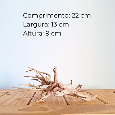 Raiz Natural Para Decoração de Aquários - Ocean Tech