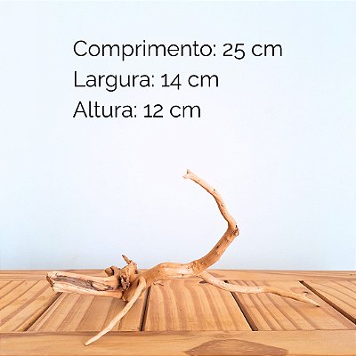 Raiz Natural Para Decoração de Aquários - Ocean Tech