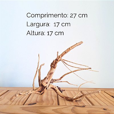 Raiz Natural Para Decoração de Aquários - Ocean Tech
