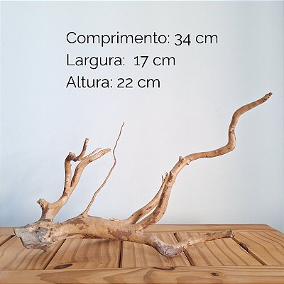 Raiz Natural Para Decoração de Aquários - Ocean Tech