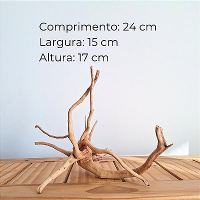 Raiz Natural Para Decoração de Aquários - Ocean Tech