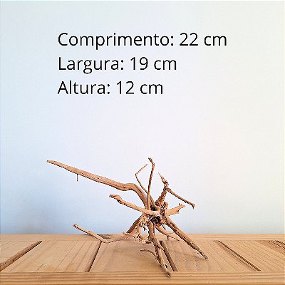 Raiz Natural Para Decoração de Aquários - Ocean Tech