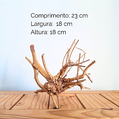 Raiz Natural Para Decoração de Aquários - Ocean Tech