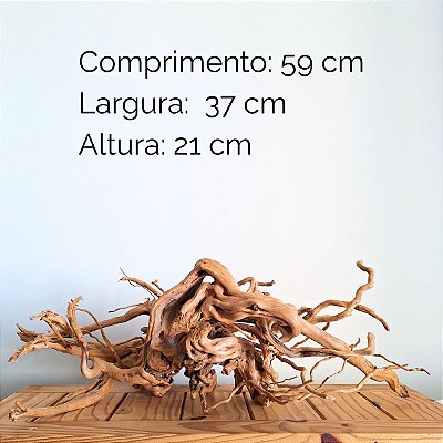 Raiz Natural Para Decoração de Aquários - Ocean Tech