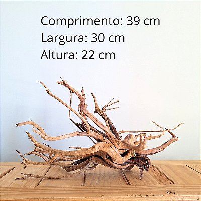 Raiz Natural Para Decoração de Aquários - Ocean Tech