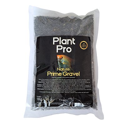 Substrato Para Aquários PlantPro Nature Prime Gravel Chromite (2-5 mm) 1 kg