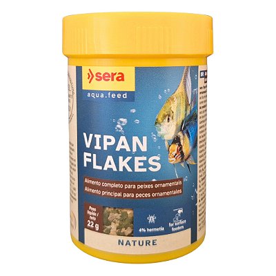 Ração Para Peixes Vipan Flakes 22 g - Sera