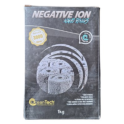Midia Biológica Nano Rings Negative Ion 1 KG - Ocean Tech