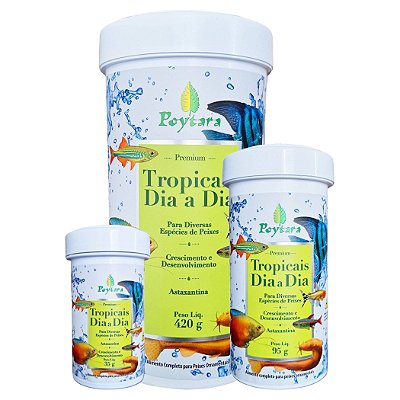 Ração Para Peixes Poytara Tropicais Dia A Dia