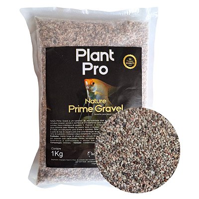 Substrato Para Aquários PlantPro Nature Prime Gravel Granite (2-3 mm) 1 kg