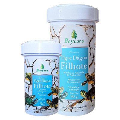 Ração Para Tartaruga Poytara Tigre D'água Filhotes