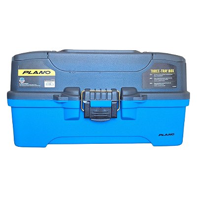 Caixa Para Pesca Plano Com 3 Bandejas - Modelo PLAMT6231