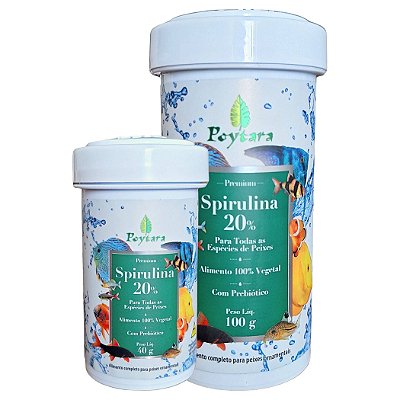 Ração Para Peixes Poytara Spirulina 20%
