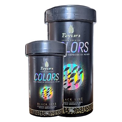 Ração Para Peixes Poytara Colors Crisps Black Line