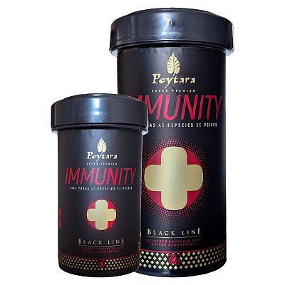 Ração Para Peixes Poytara Immunity Black Line