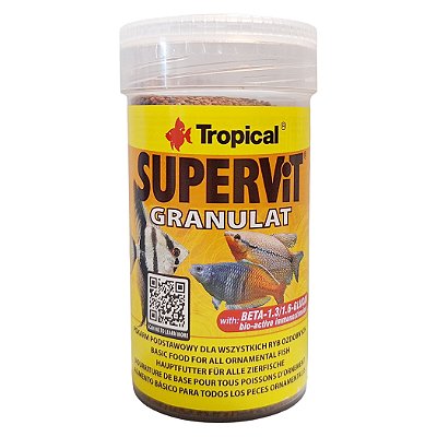 Ração Para Peixes Supervit Granulat 55g - Tropical
