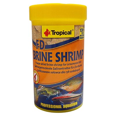 Ração Para Peixes FD Brine Shrimp 8g (Artêmia Salina) - Tropical