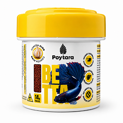 Ração Para Peixes Poytara Betta 14 g