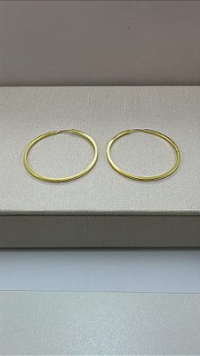ARGOLA FIO QUADRADO 4,8cm