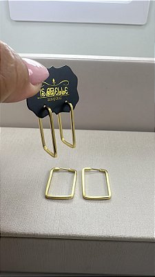ARGOLA QUADRADA 2,6X1,7cm