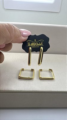 ARGOLA QUADRADA FECHADO 2,4cm