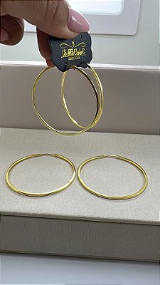 ARGOLA REDONDA FIO QUADRADO