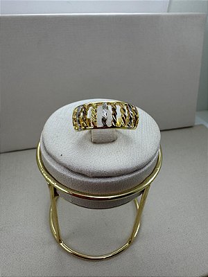 ANEL 3 CORES DETALHES VAZADOS